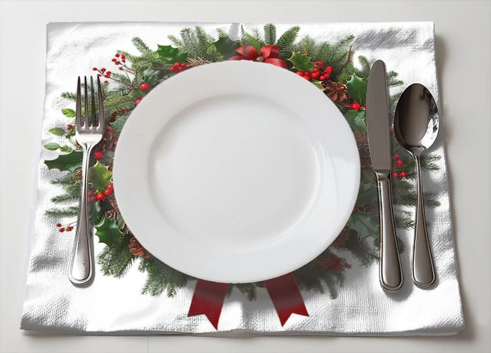 Ubrousek prostírání vánoční 22 - 3 ks