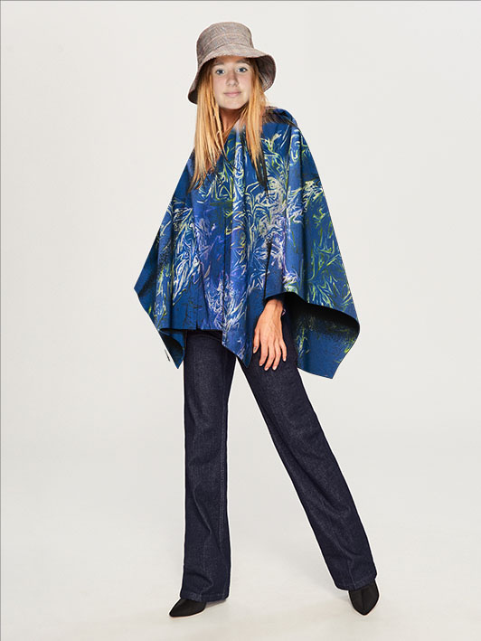 Látka - motiv - večerní listoví - vzor 589 (rozměr 150 x 227 cm)