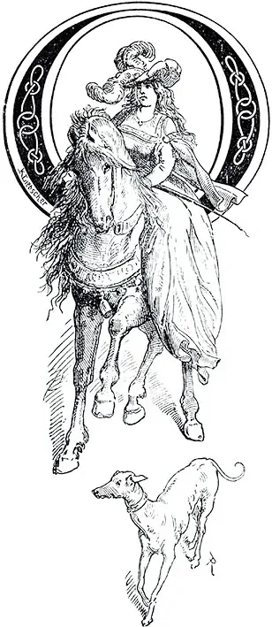 Tričko - jezdec na koni se psem