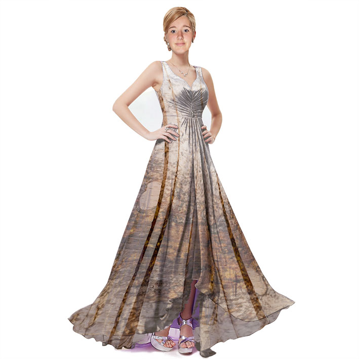 Látka - motiv zlatá obloha - vzor 608 (rozměr 150 x 283 cm)