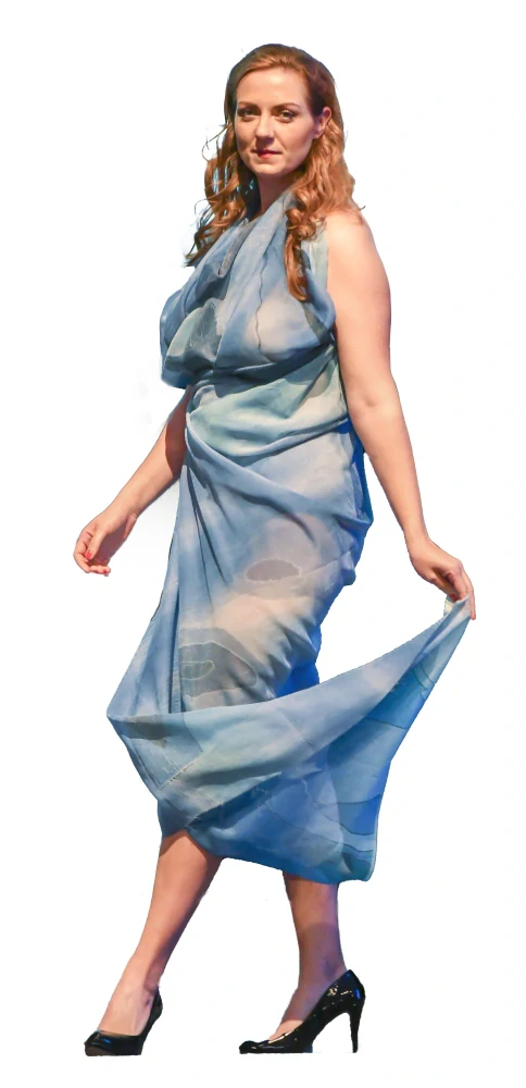 Látka motiv - vodní hladina - vzor 597 (rozměr 130 x 300 cm)