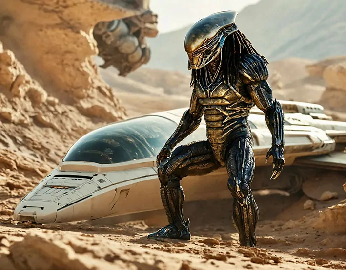 Tričko sci-fi - Přistání mimozemšťana 2