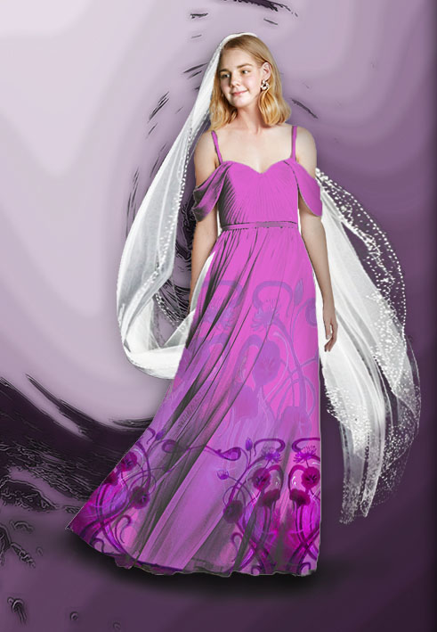 Bordura pro metráž 25 - růžový svět