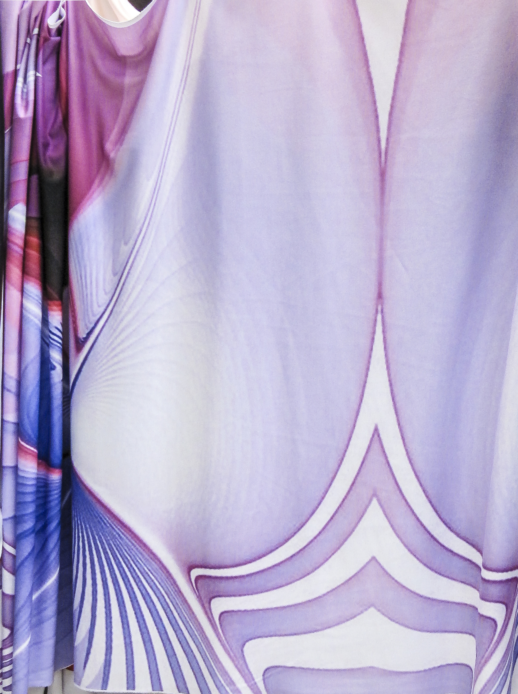 Látka - metráž - motiv Signály z vesmíru (rozměr 156 x 300 cm)