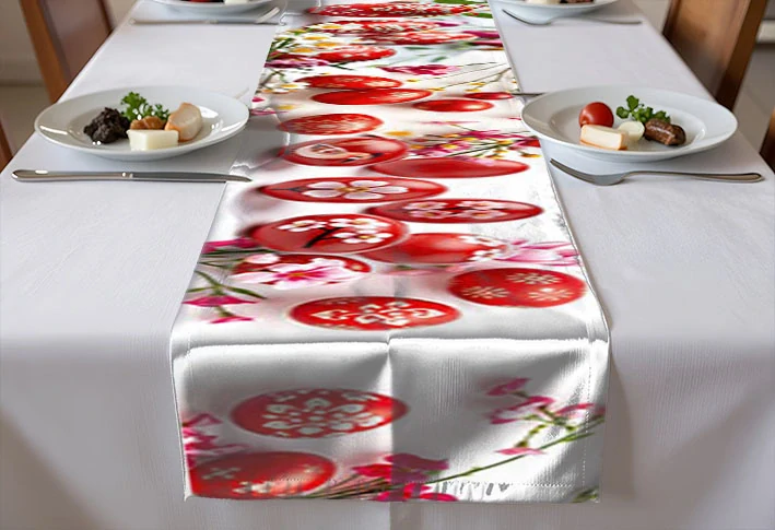 napron - běhoun na stůl 200 x 25 cm - velikonoční 5/2 - 4 ks