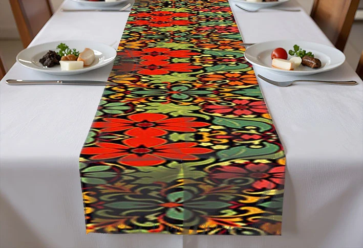 napron - běhoun na stůl 200 x 25 cm - sváteční 2/2 - 4 ks