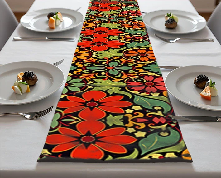 napron - běhoun na stůl 150 x 25 cm - sváteční 2