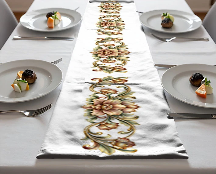 napron - běhoun na stůl 150 x 25 cm - sváteční 13