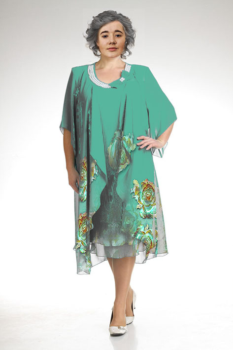 Bordura pro metráž 38 - zelené růže