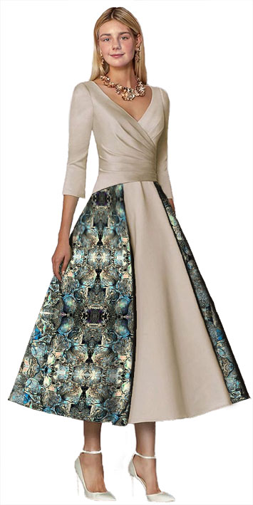 Metráž 66 - modrý kaleidoskop