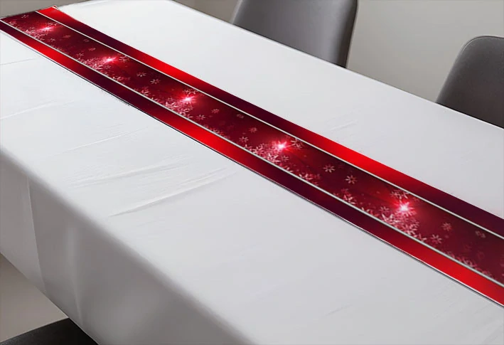 napron - běhoun na stůl 200 x 25 cm - vánoční 3/2 - 4 ks