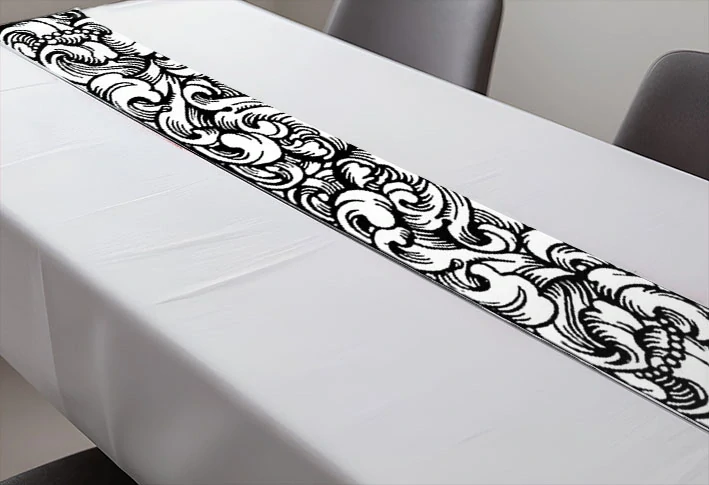 napron - běhoun na stůl 150 x 25 cm - sváteční 1