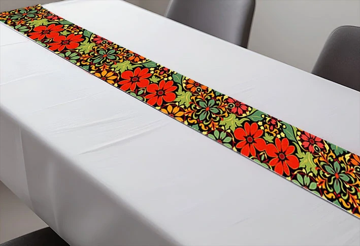 napron - běhoun na stůl 150 x 25 cm - sváteční 2