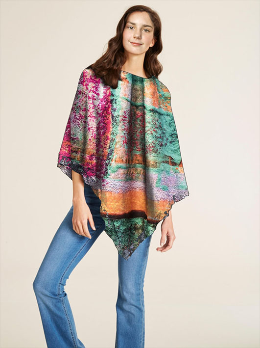 Látka - motiv malba - vzor 734 (rozměr 160 x 289 cm)