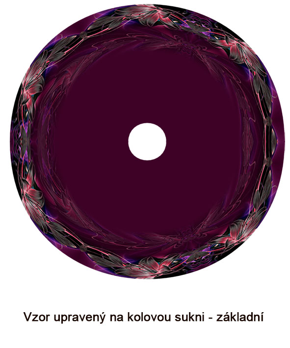 Bordura pro metráž 35 -květy