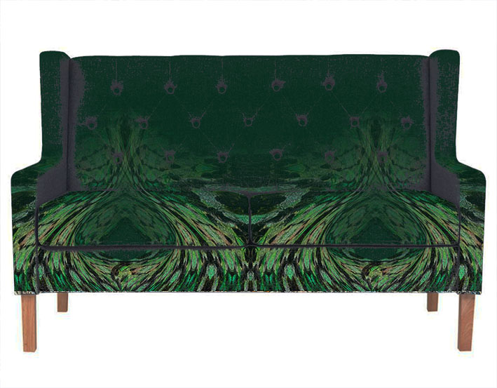 Bordura pro metráž 42 - "vodní flora"