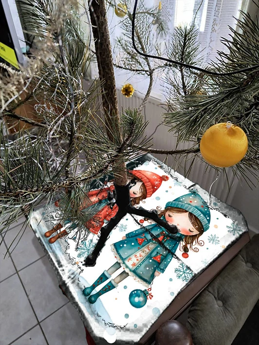 Ubrousek prostírání vánoční 11 - 3 ks