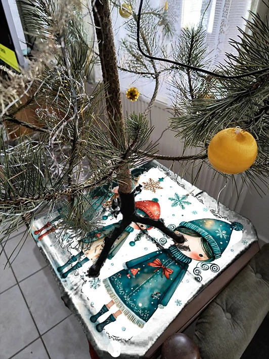 Ubrousek prostírání vánoční 14 - 3 ks