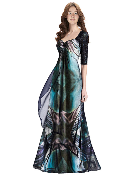 Metráž 40 - Safírové šperky (139 x 432 cm)