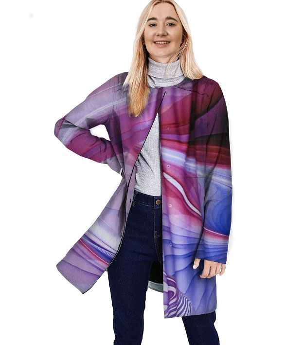 Látka - metráž - motiv Signály z vesmíru (rozměr 156 x 300 cm)