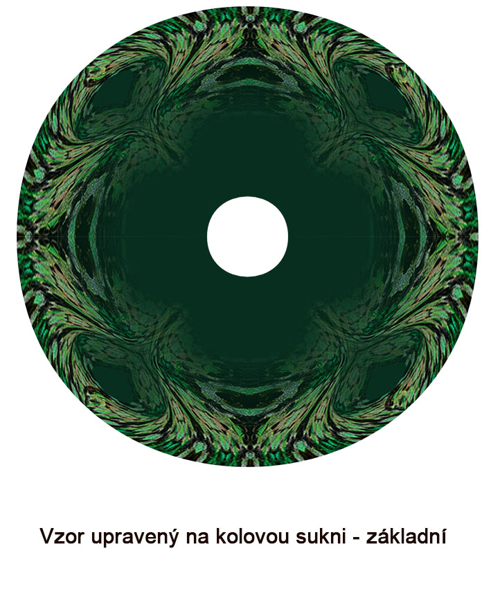 Bordura pro metráž 42 - "vodní flora"