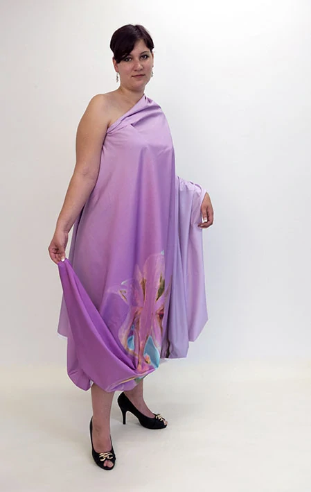 Látka - motiv - romantický květ - vzor 593 (150 x 224 cm)