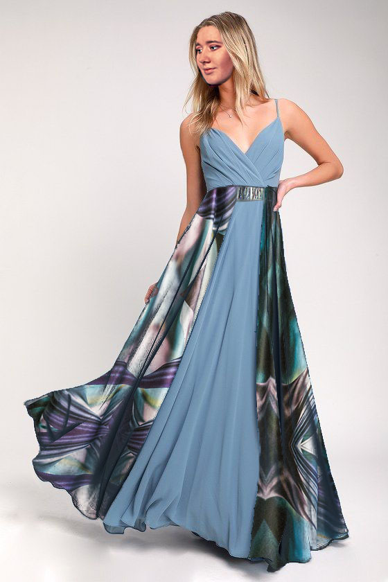 Metráž 40 - Safírové šperky (139 x 432 cm)