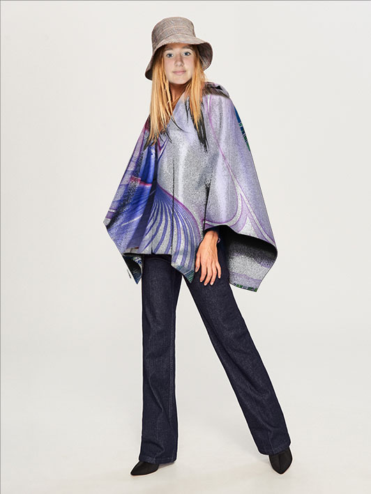 Látka - metráž - motiv Signály z vesmíru (rozměr 156 x 300 cm)