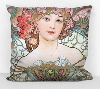 Povlak na polštář - obraz Alfons Mucha 8