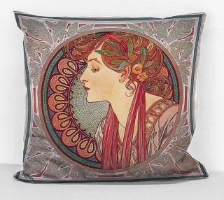 Povlak na polštář - obraz Alfons Mucha 9