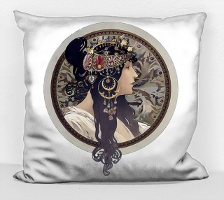 Povlak na polštář - obraz Alfons Mucha 22