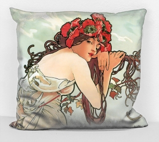 Povlak na polštář - obraz Alfons Mucha 23