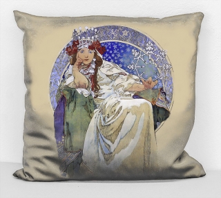 Povlak na polštář - obraz Alfons Mucha 31