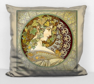 Povlak na polštář - obraz Alfons Mucha 33