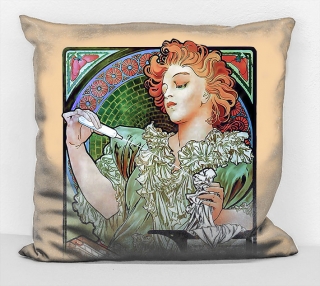 Povlak na polštář - obraz Alfons Mucha 35