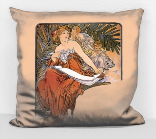 Povlak na polštář - obraz Alfons Mucha 38