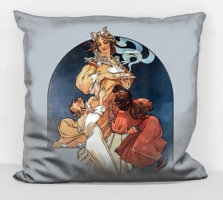 Povlak na polštář - obraz Alfons Mucha 40