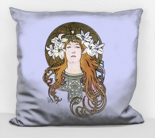 Povlak na polštář - obraz Alfons Mucha 42
