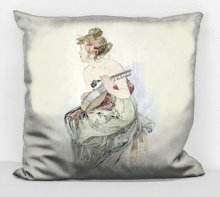 Povlak na polštář - obraz Alfons Mucha 54