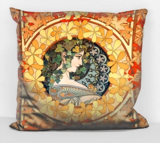Povlak na polštář - obraz Alfons Mucha 56
