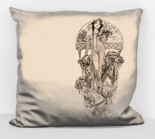 Povlak na polštář - obraz Alfons Mucha 59