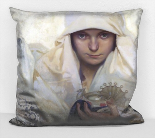 Povlak na polštář - obraz Alfons Mucha 63