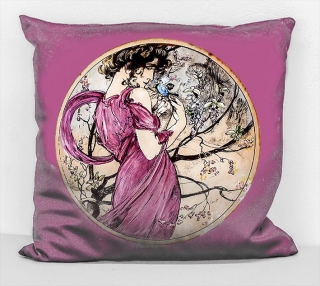 Povlak na polštář - obraz Alfons Mucha 68