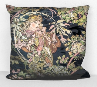 Povlak na polštář - obraz Alfons Mucha 72