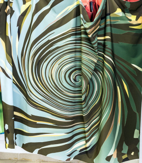 Látka - motiv - omamná emoce - vzor 579 (rozměr 146 x 220 cm)
