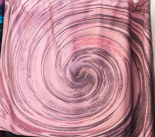 Látka - motiv nálada zamilovaných - vzor 585 (rozměr 148 x 113 cm)